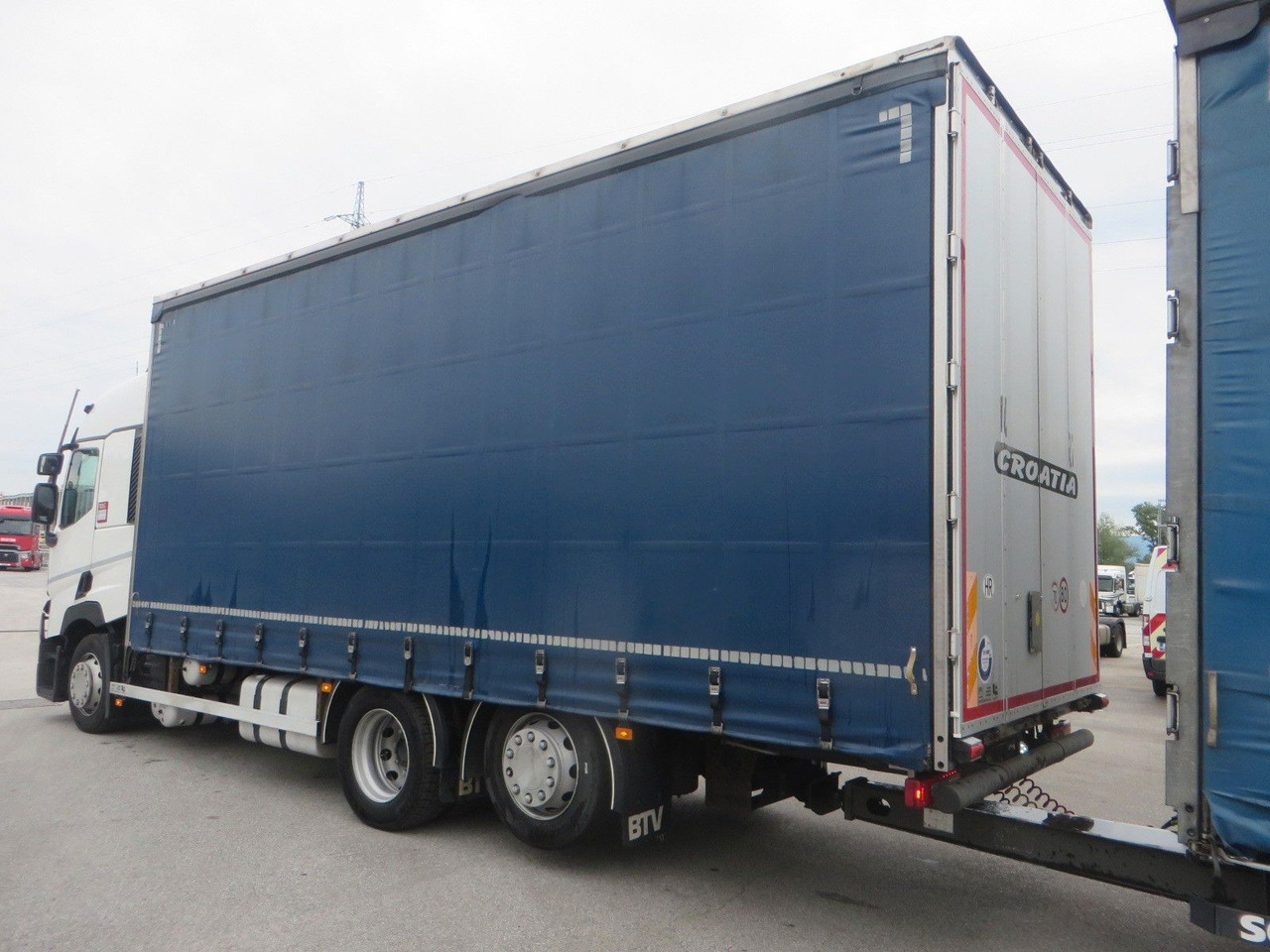 Renault T480 SC 6x2 Tandem jumbo 116m3 - 커튼사이더 트럭 : 사진 5 Renault T480 SC 6x2 Tandem jumbo 116m3 - 커튼사이더 트럭 : 사진 5