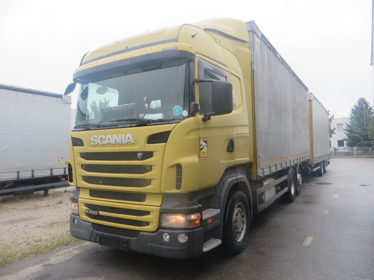 Scania R420 6x2 tandem 115m3 - 커튼사이더 트럭 : 사진 1 Scania R420 6x2 tandem 115m3 - 커튼사이더 트럭 : 사진 1