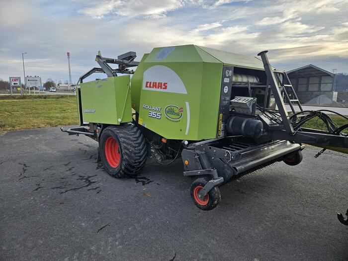 Claas Rollant 355 RC Uniwrap - 원형 베일러, 베일 포장기 : 사진 2 Claas Rollant 355 RC Uniwrap - 원형 베일러, 베일 포장기 : 사진 2
