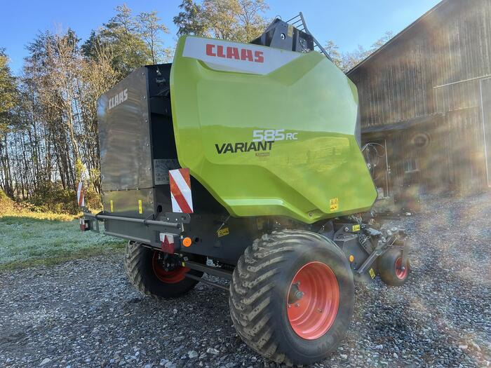 Claas Variant 585 RC - 원형 베일러 : 사진 5 Claas Variant 585 RC - 원형 베일러 : 사진 5
