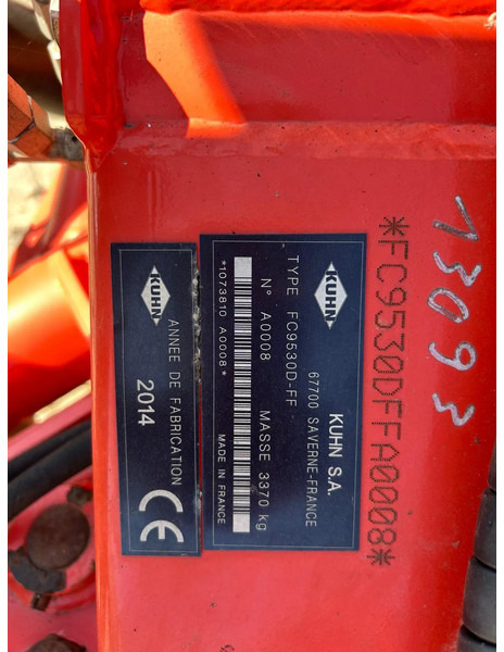 모어 Kuhn FC 9530 D Lift control Kneuzer triple maaier : 사진 9