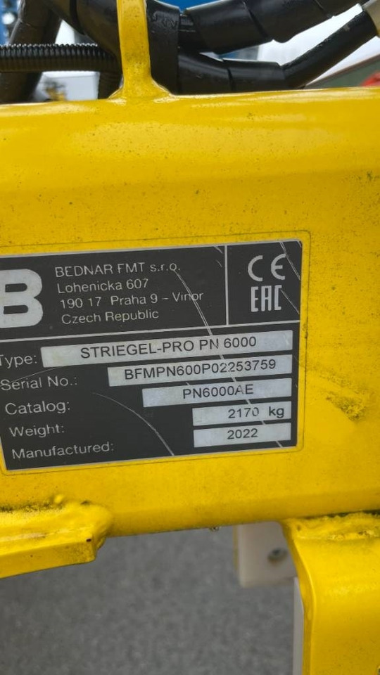 Bednar Streigel PN 6000 - 잔디 써레 : 사진 4 Bednar Streigel PN 6000 - 잔디 써레 : 사진 4