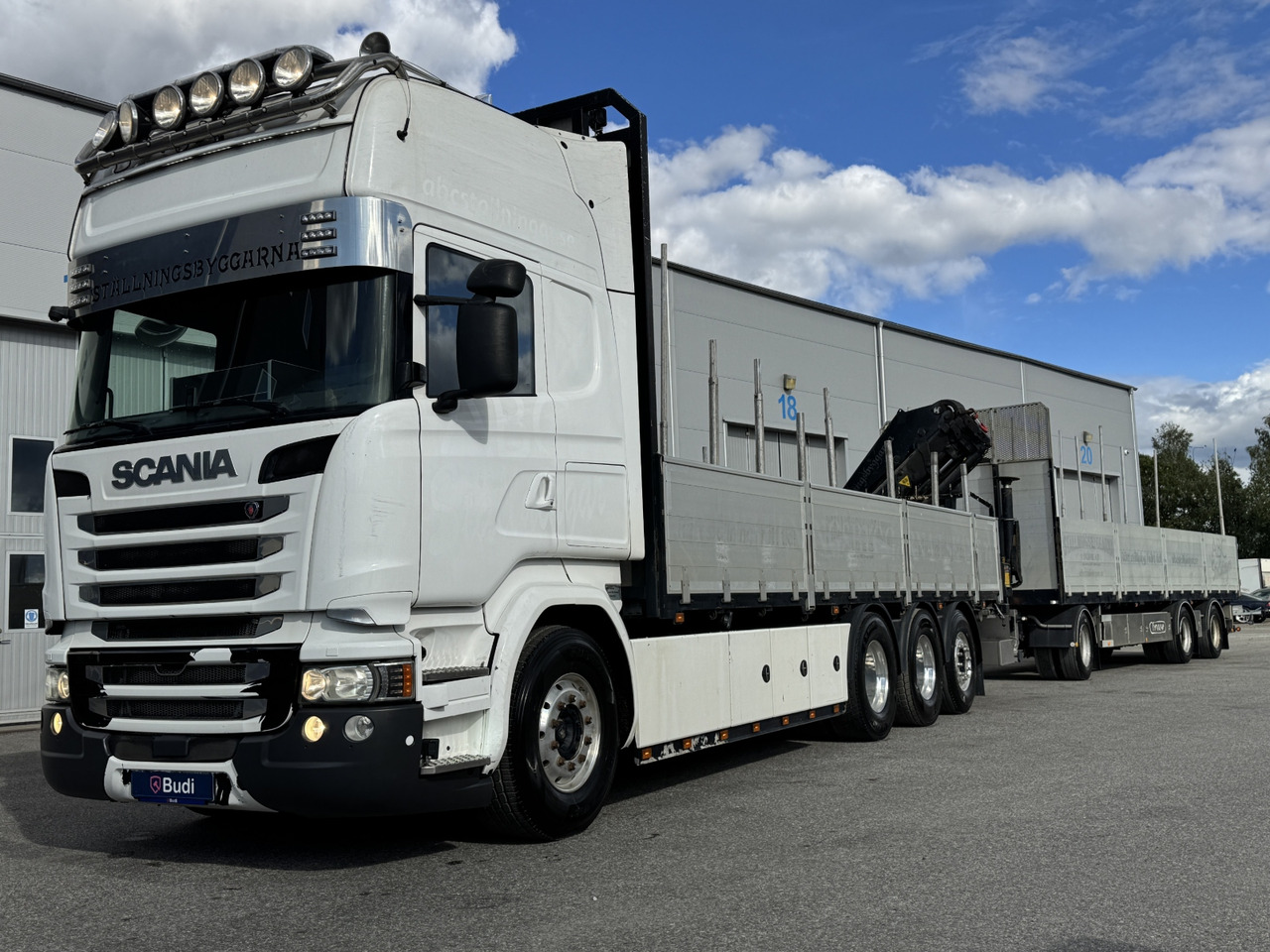 Kranbil Scania R520LB 8X4*4 Tridem, Palfinger 23T | Tyllis 3pva - 드롭사이드/ 플랫베드 트럭, 크레인 트럭 : 사진 1 Kranbil Scania R520LB 8X4*4 Tridem, Palfinger 23T | Tyllis 3pva - 드롭사이드/ 플랫베드 트럭, 크레인 트럭 : 사진 1