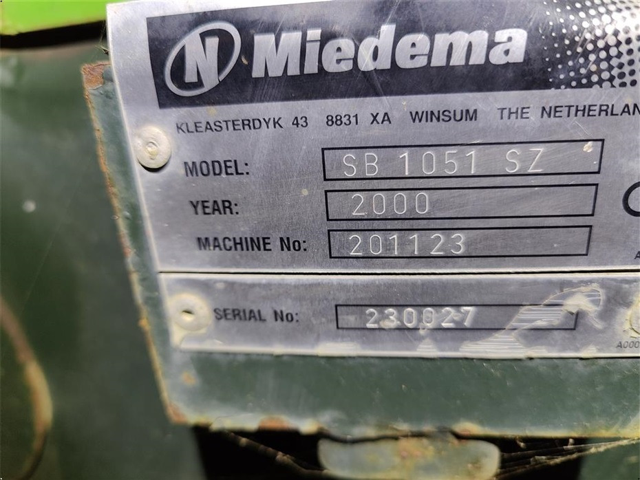 Miedema
SB 1051 - 감자 장비 : 사진 5 Miedema
SB 1051 - 감자 장비 : 사진 5