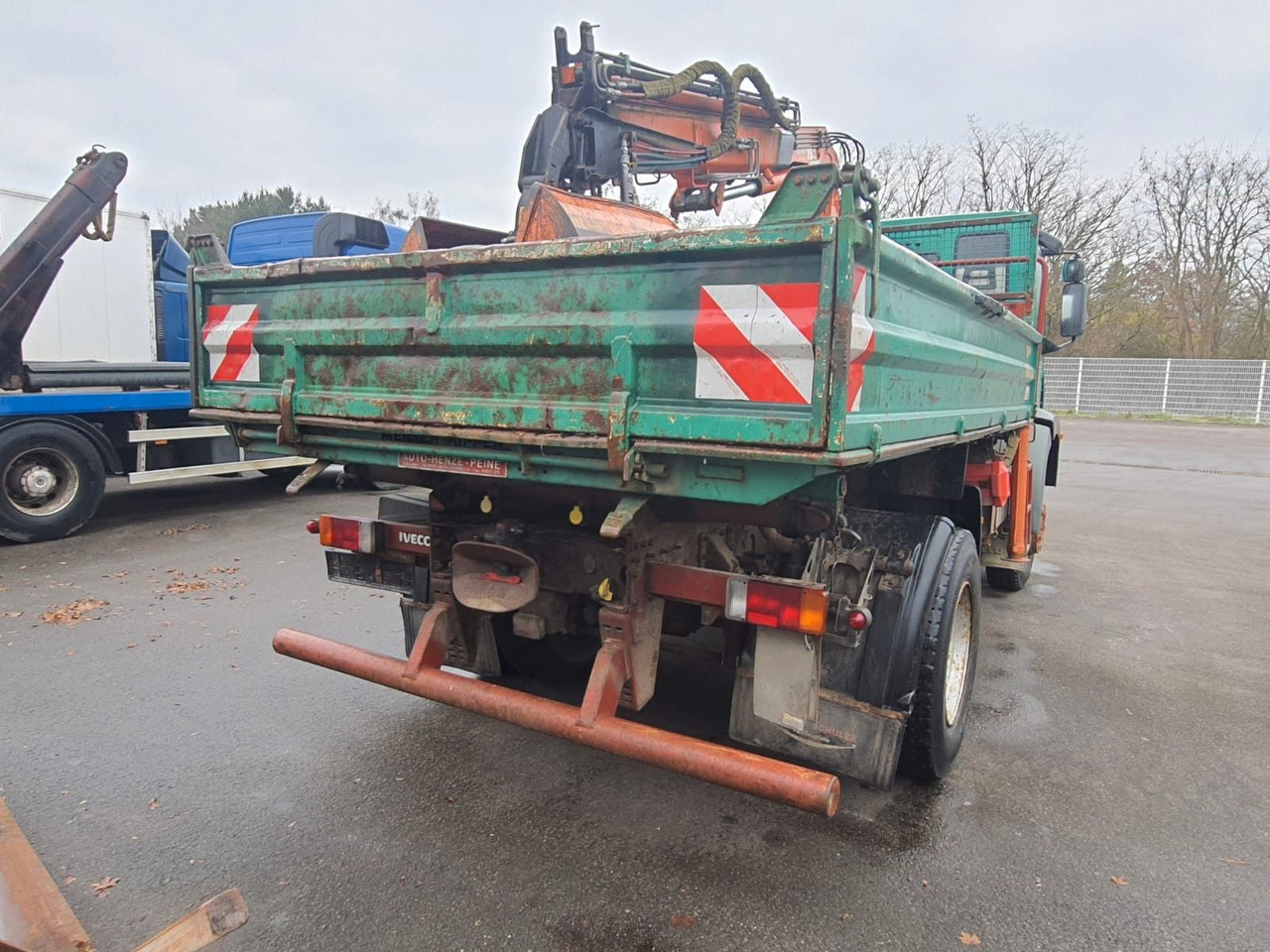 Iveco ML140E18 Dreiseitenkipper 4x4 mit Kran+Greifere - 덤프트럭 : 사진 4 Iveco ML140E18 Dreiseitenkipper 4x4 mit Kran+Greifere - 덤프트럭 : 사진 4