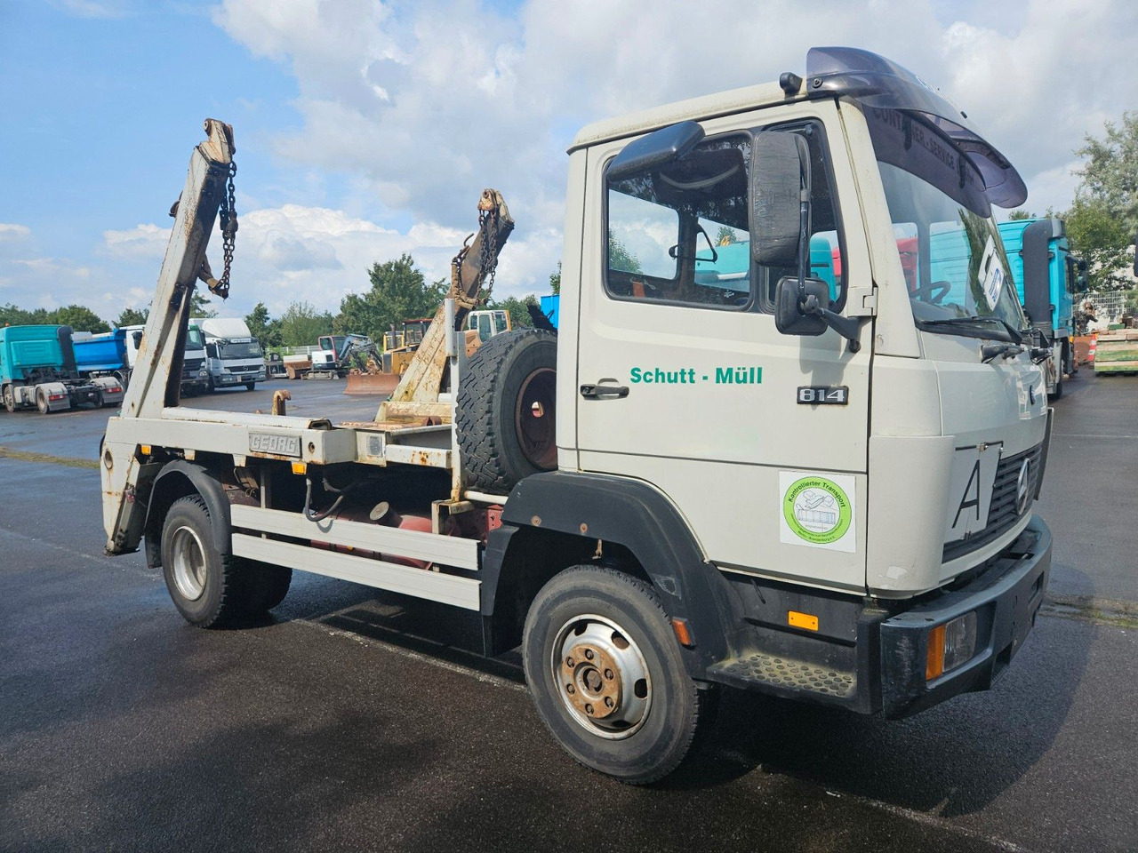 Mercedes-Benz 814 K Absetzkipper - 덤프 밴 : 사진 2 Mercedes-Benz 814 K Absetzkipper - 덤프 밴 : 사진 2