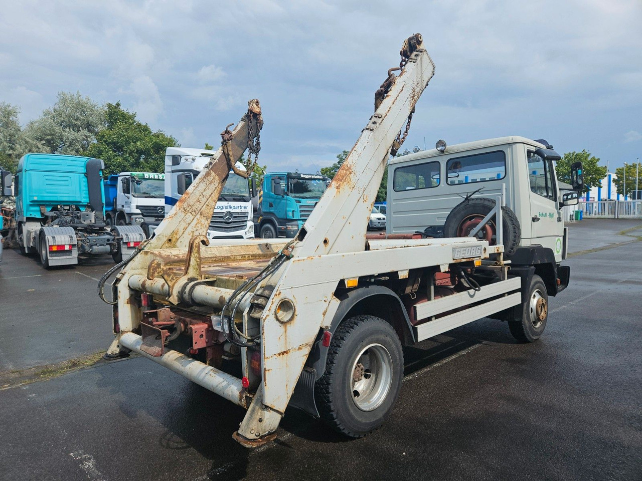 Mercedes-Benz 814 K Absetzkipper - 덤프 밴 : 사진 4 Mercedes-Benz 814 K Absetzkipper - 덤프 밴 : 사진 4