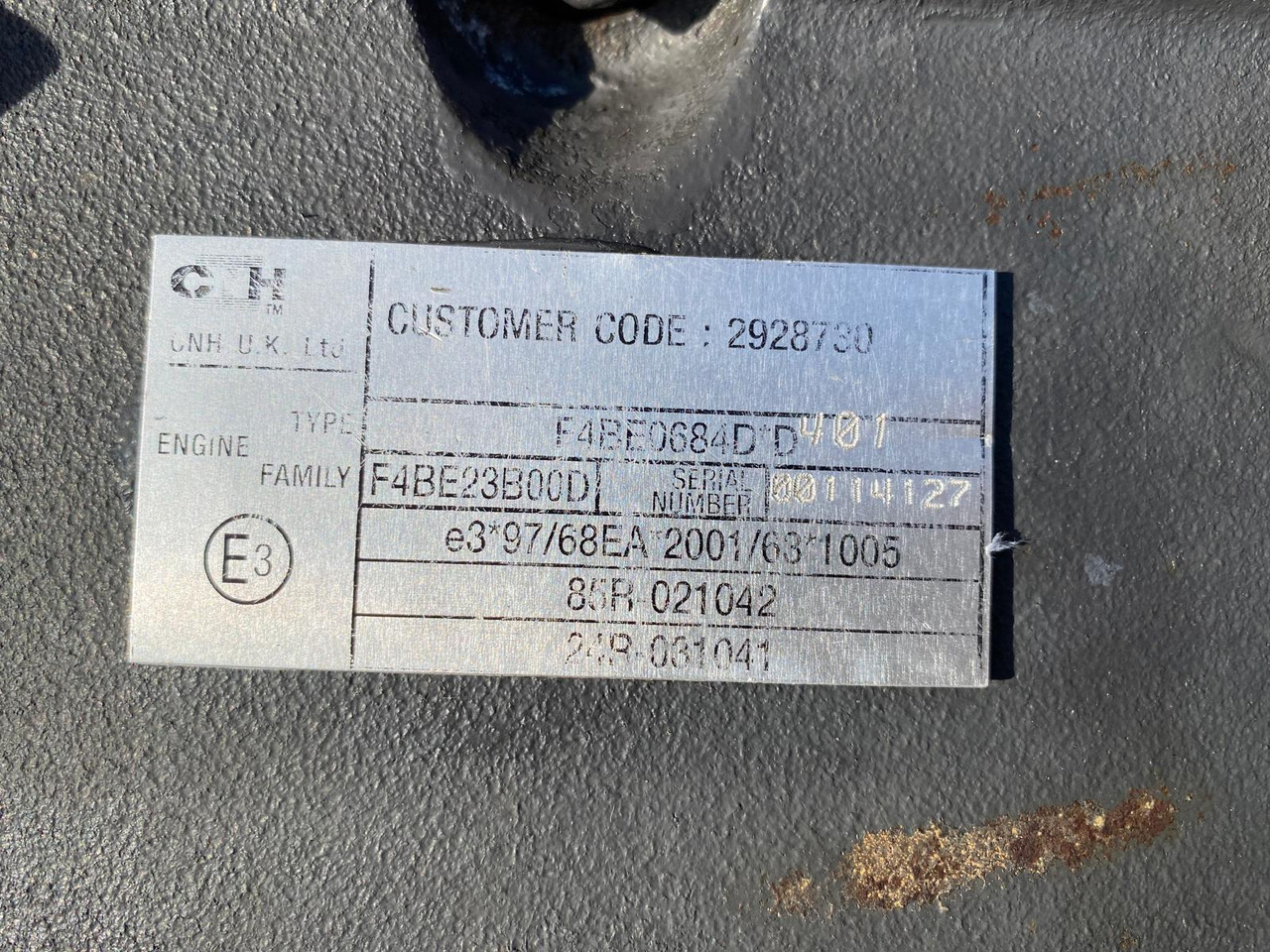 CNH Iveco F4BE 0684D aus Case WX 165 - 엔진 건설기계 용 : 사진 3 CNH Iveco F4BE 0684D aus Case WX 165 - 엔진 건설기계 용 : 사진 3