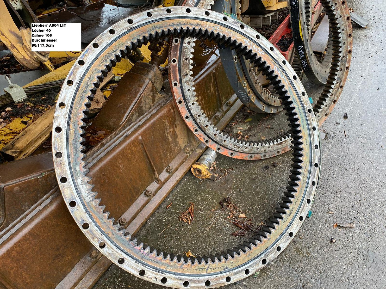 Liebherr A904 LIT - 선회 링 건설기계 용 : 사진 1 Liebherr A904 LIT - 선회 링 건설기계 용 : 사진 1