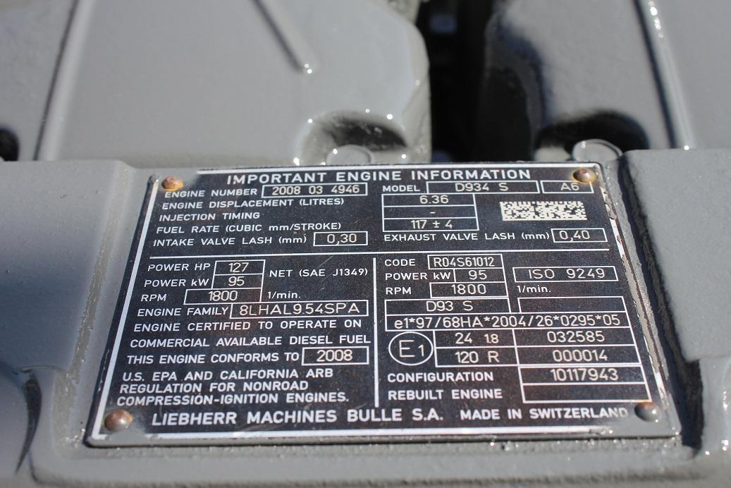 Liebherr D 934 S A6 aus LH A900C LIT - 엔진 건설기계 용 : 사진 4 Liebherr D 934 S A6 aus LH A900C LIT - 엔진 건설기계 용 : 사진 4