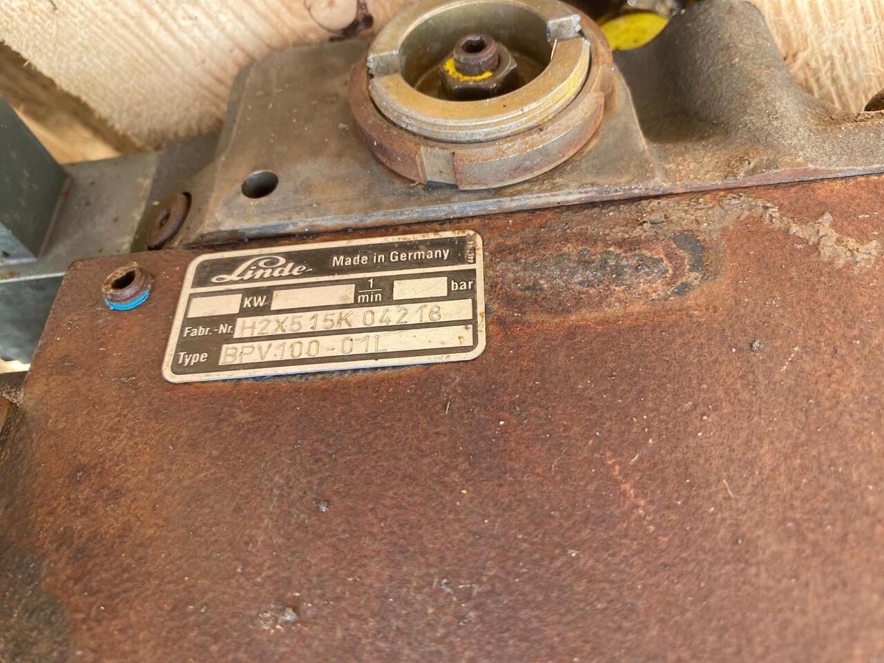 Liebherr Linde BPV 100 aus PR 732 - 유압 펌프 건설기계 용 : 사진 3 Liebherr Linde BPV 100 aus PR 732 - 유압 펌프 건설기계 용 : 사진 3