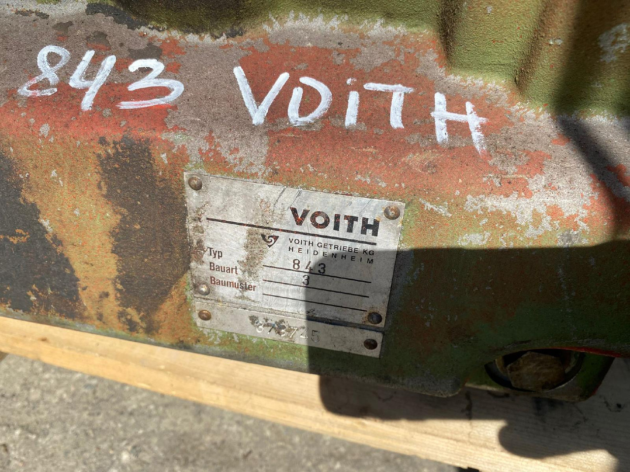 Voith 843 - 변속기 건설기계 용 : 사진 3 Voith 843 - 변속기 건설기계 용 : 사진 3