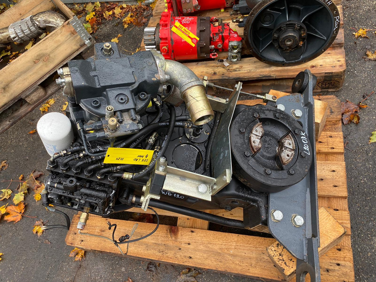기어박스 건설기계 용 ZF 4 WG 120 aus O&K L 20 : 사진 6