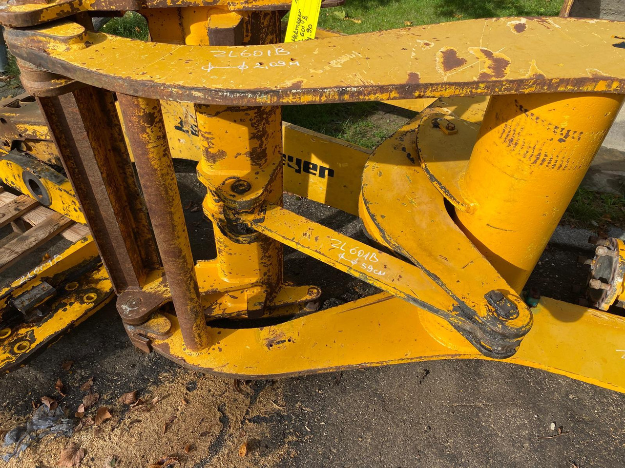 Zettelmeyer ZL 601 B - 크레인 붐 : 사진 2 Zettelmeyer ZL 601 B - 크레인 붐 : 사진 2