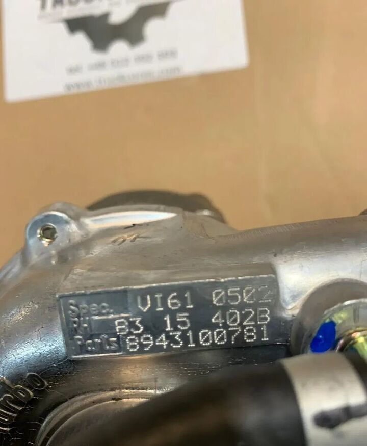 Nowa Turbosprężarka VI61 8943100781 Isuzu / Opel 1.5 TD 67 KM Co 8943100781 for car - 터보 차량 용 : 사진 3 Nowa Turbosprężarka VI61 8943100781 Isuzu / Opel 1.5 TD 67 KM Co 8943100781 for car - 터보 차량 용 : 사진 3