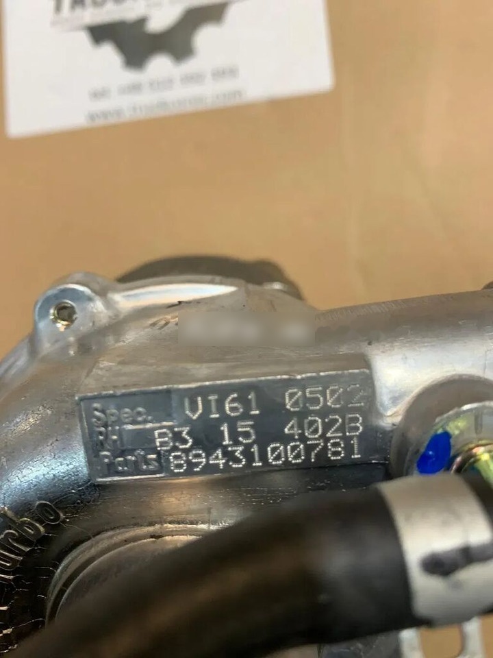 Opel Nowa Turbosprężarka VI61 8943100781 Isuzu / 1.5 TD 67 KM Corsa, 8943100781 for Opel car - 터보 차량 용 : 사진 4 Opel Nowa Turbosprężarka VI61 8943100781 Isuzu / 1.5 TD 67 KM Corsa, 8943100781 for Opel car - 터보 차량 용 : 사진 4