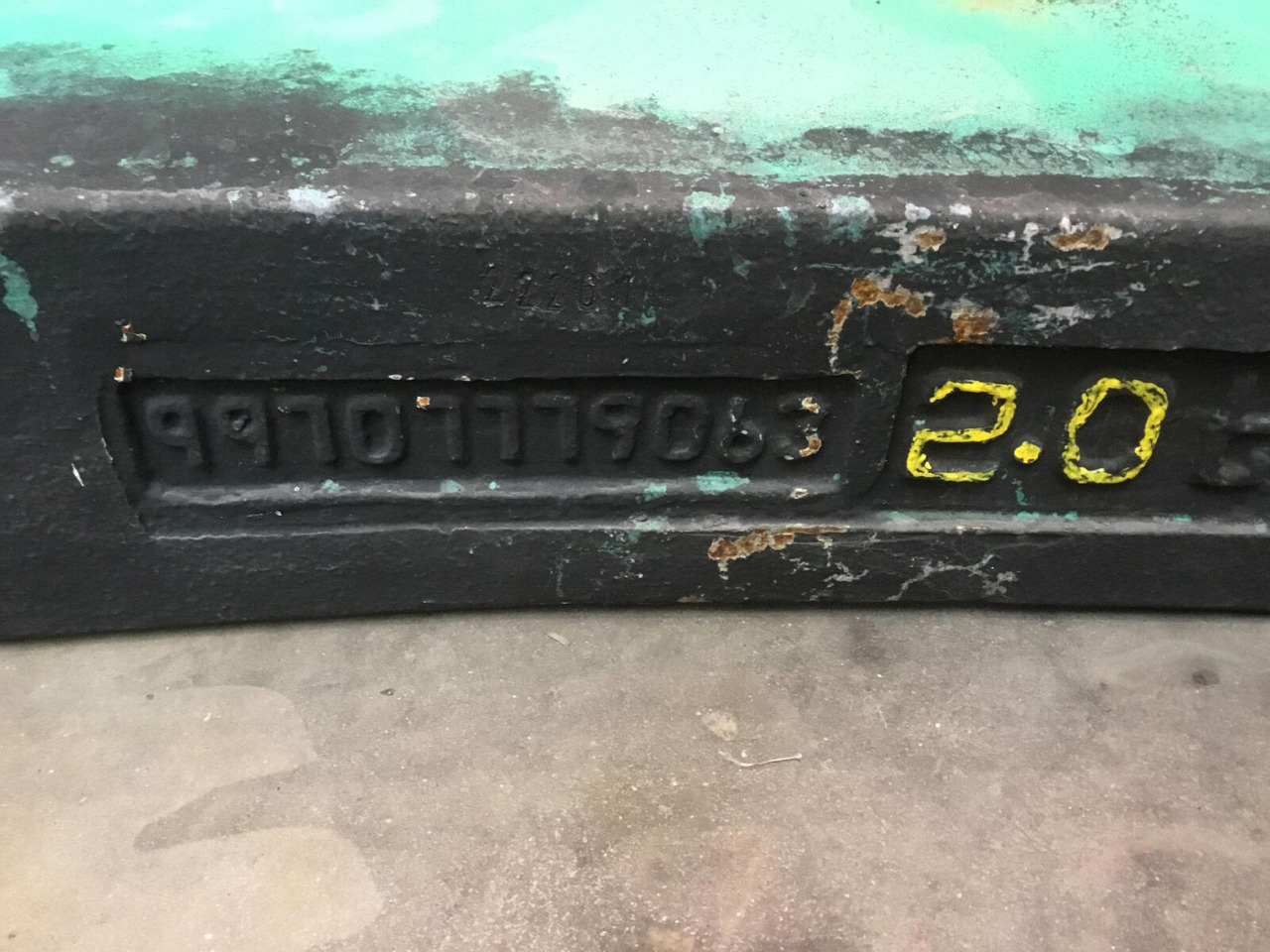 FAUN ATF 60-3 counterweight 2 ton - 카운터 웨이트 모바일 크레인 용 : 사진 5 FAUN ATF 60-3 counterweight 2 ton - 카운터 웨이트 모바일 크레인 용 : 사진 5