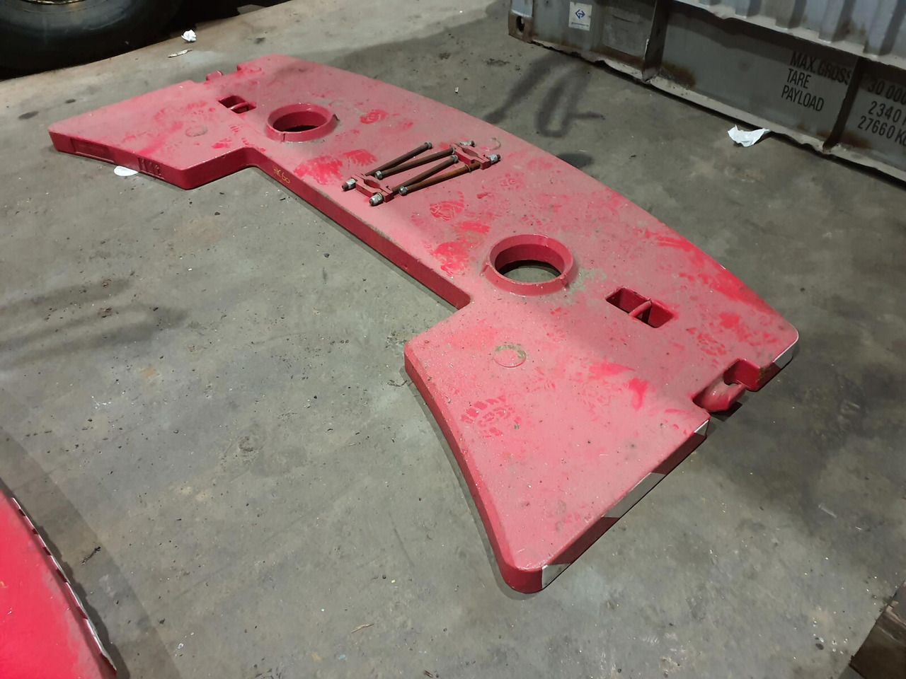 FAUN AUN HK 60 Counterweight 1,1 ton - 카운터 웨이트 모바일 크레인 용 : 사진 1 FAUN AUN HK 60 Counterweight 1,1 ton - 카운터 웨이트 모바일 크레인 용 : 사진 1