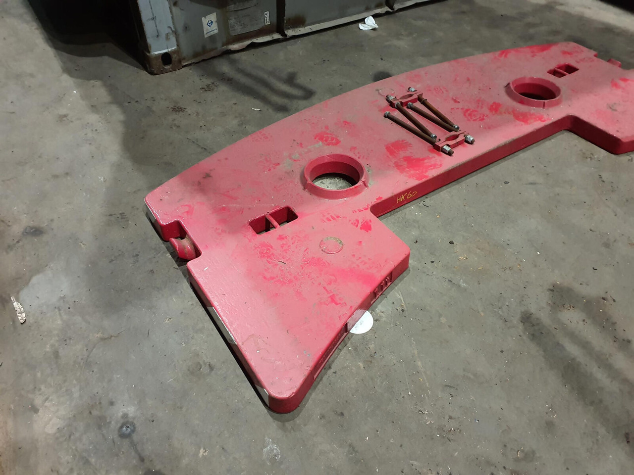 FAUN AUN HK 60 Counterweight 1,1 ton - 카운터 웨이트 모바일 크레인 용 : 사진 2 FAUN AUN HK 60 Counterweight 1,1 ton - 카운터 웨이트 모바일 크레인 용 : 사진 2