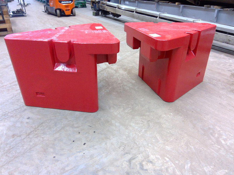 Grove GMK 5130-1/2 counterweight 5,8 ton - 카운터 웨이트 건설기계 용 : 사진 1 Grove GMK 5130-1/2 counterweight 5,8 ton - 카운터 웨이트 건설기계 용 : 사진 1