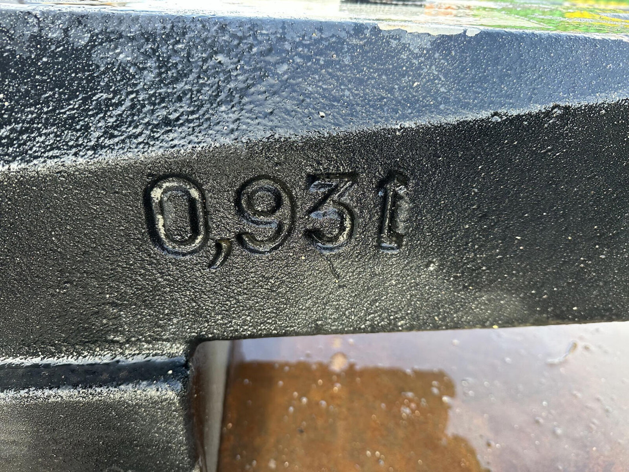 Liebherr LTM 1100-5.2 Counterweight 0,93 ton - 카운터 웨이트 모바일 크레인 용 : 사진 5 Liebherr LTM 1100-5.2 Counterweight 0,93 ton - 카운터 웨이트 모바일 크레인 용 : 사진 5