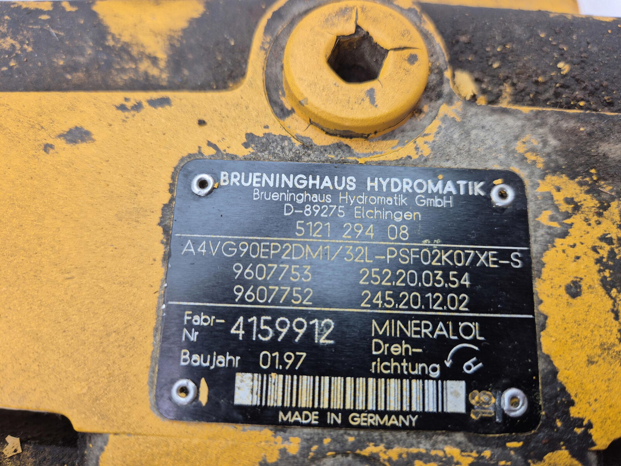 Liebherr LTM 1160/2 TWO-STAGE PUMP 2e Winch - 유압 펌프 모바일 크레인 용 : 사진 5 Liebherr LTM 1160/2 TWO-STAGE PUMP 2e Winch - 유압 펌프 모바일 크레인 용 : 사진 5