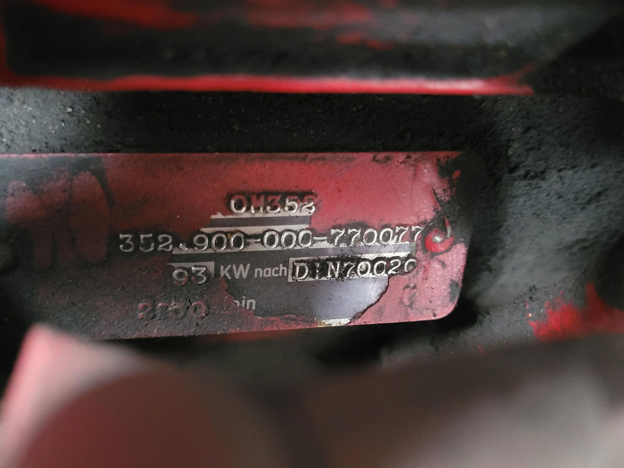 엔진 모바일 크레인 용 Mercedes-Benz LTM 1060 engine Mercedes OM 352 : 사진 10