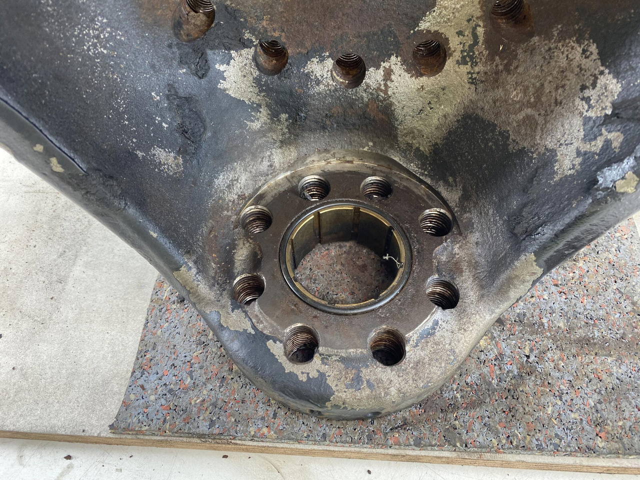 스티어링 너클 모바일 크레인 용 Terex Demag AC 35 Steering knuckle 16 holes axle 2 right : 사진 8