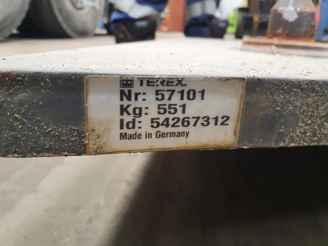 Terex Terex Demag Challenger 4200 counterweight 0.55 Ton - 카운터 웨이트 모바일 크레인 용 : 사진 5 Terex Terex Demag Challenger 4200 counterweight 0.55 Ton - 카운터 웨이트 모바일 크레인 용 : 사진 5