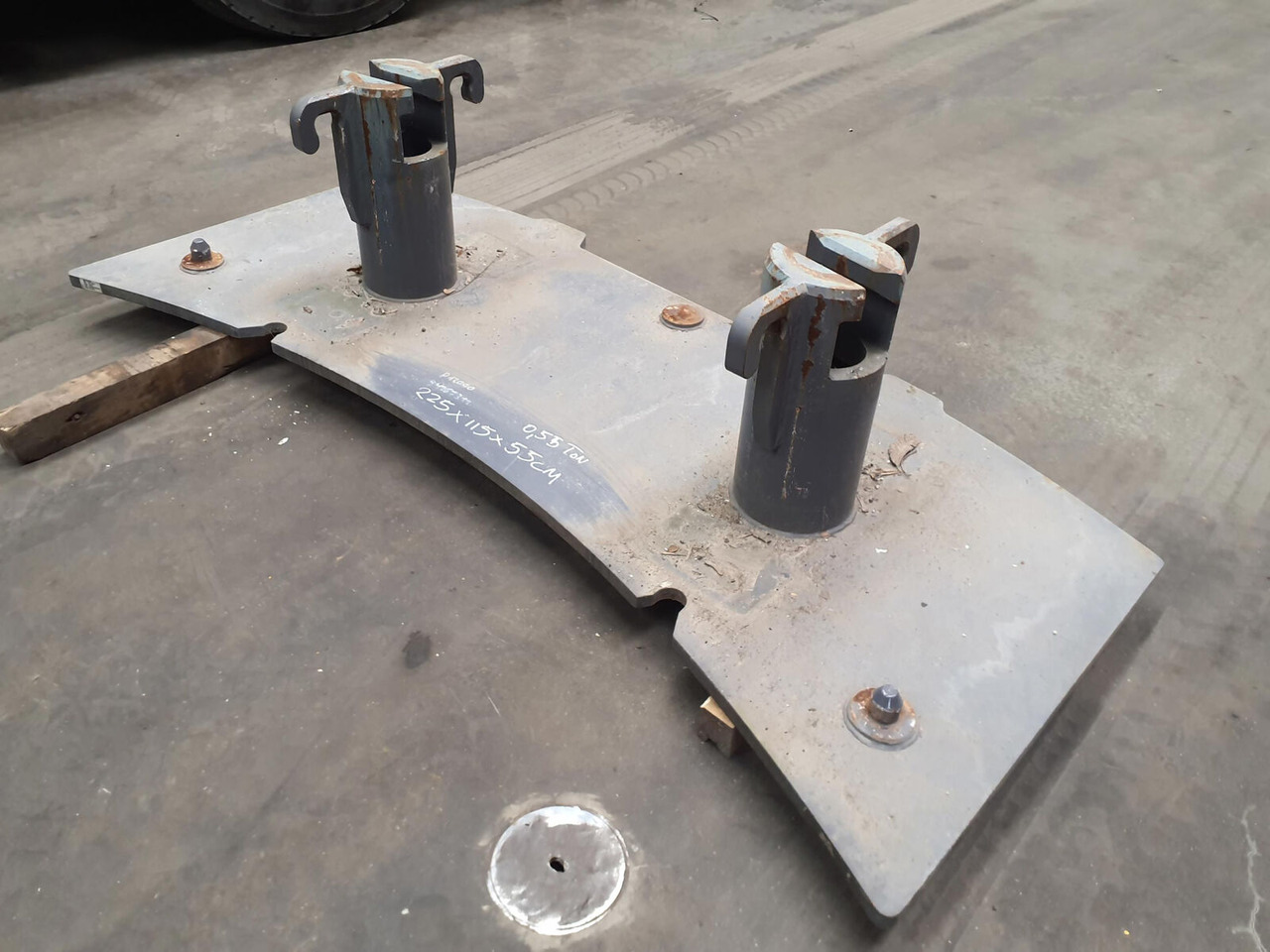 Terex Terex Demag Challenger 4200 counterweight 0.55 Ton - 카운터 웨이트 모바일 크레인 용 : 사진 2 Terex Terex Demag Challenger 4200 counterweight 0.55 Ton - 카운터 웨이트 모바일 크레인 용 : 사진 2