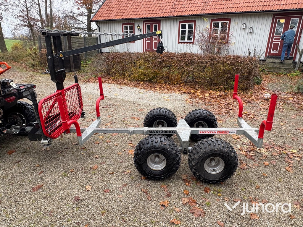 ATV timmervagn - Honda LT-13 - 임업용 트레일러 : 사진 5 ATV timmervagn - Honda LT-13 - 임업용 트레일러 : 사진 5