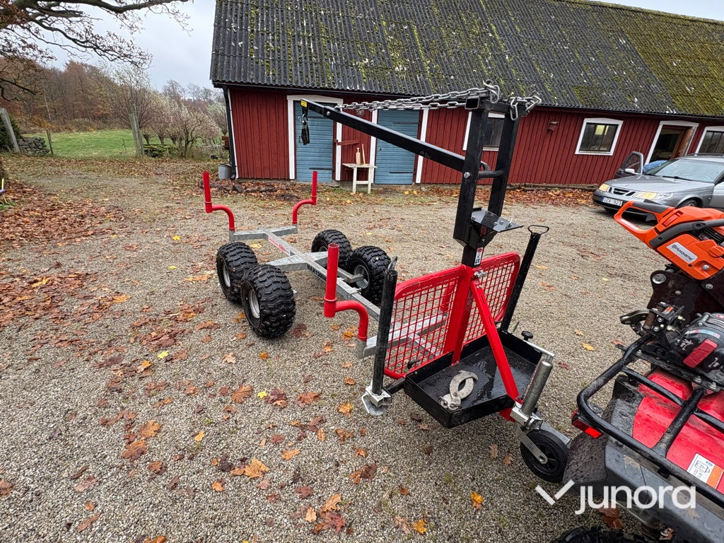 ATV timmervagn - Honda LT-13 - 임업용 트레일러 : 사진 3 ATV timmervagn - Honda LT-13 - 임업용 트레일러 : 사진 3