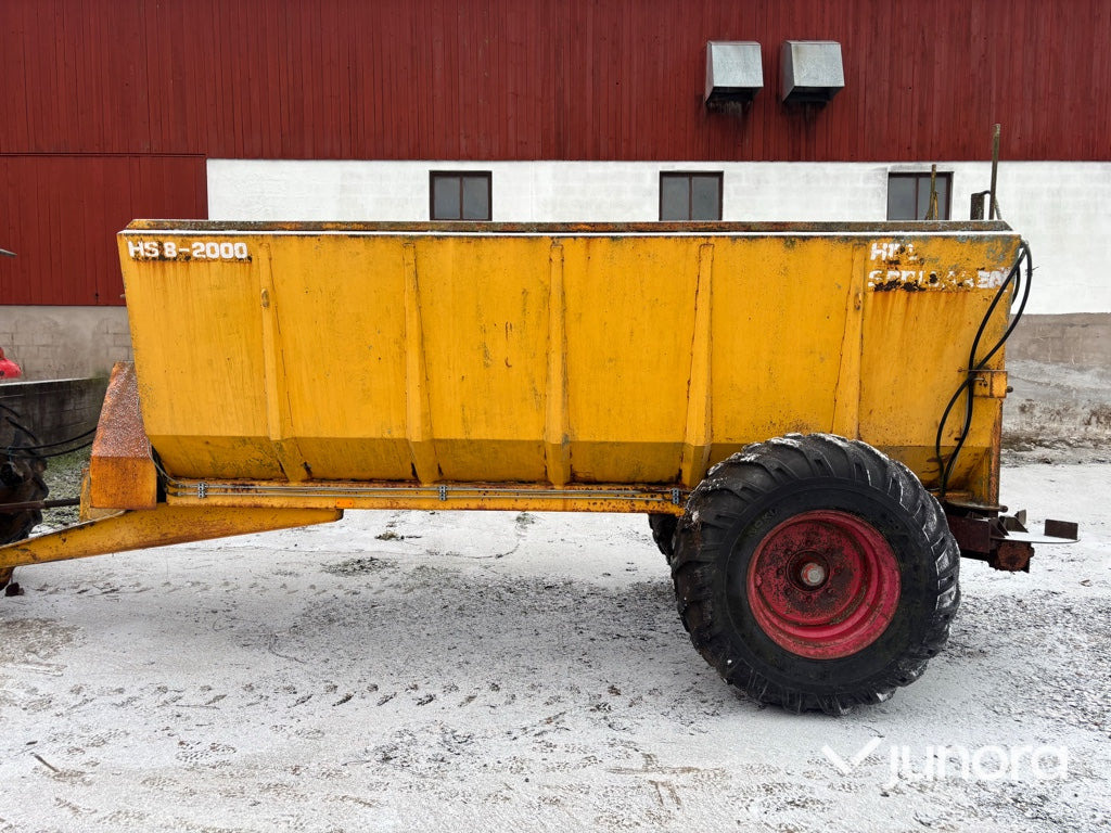 Gödselspridare - Hillspridaren HS8-2000 - 퇴비 스프레더 : 사진 4 Gödselspridare - Hillspridaren HS8-2000 - 퇴비 스프레더 : 사진 4