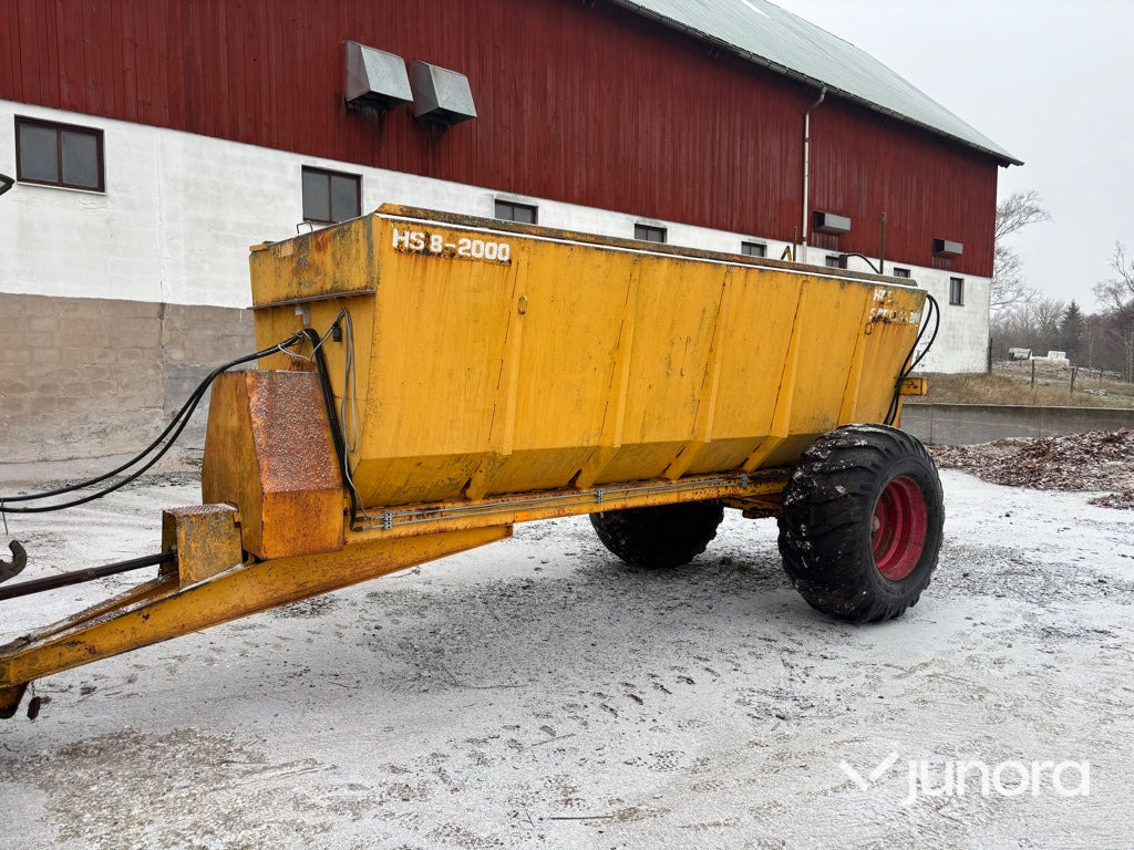 Gödselspridare - Hillspridaren HS8-2000 - 퇴비 스프레더 : 사진 3 Gödselspridare - Hillspridaren HS8-2000 - 퇴비 스프레더 : 사진 3