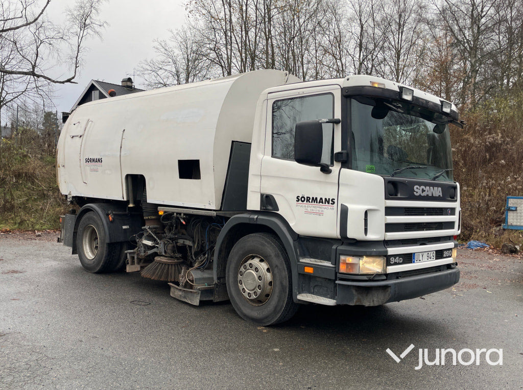 Sop och Uppsamlarbil Scania 94D / 260 - 거리 청소 차량 : 사진 1 Sop och Uppsamlarbil Scania 94D / 260 - 거리 청소 차량 : 사진 1