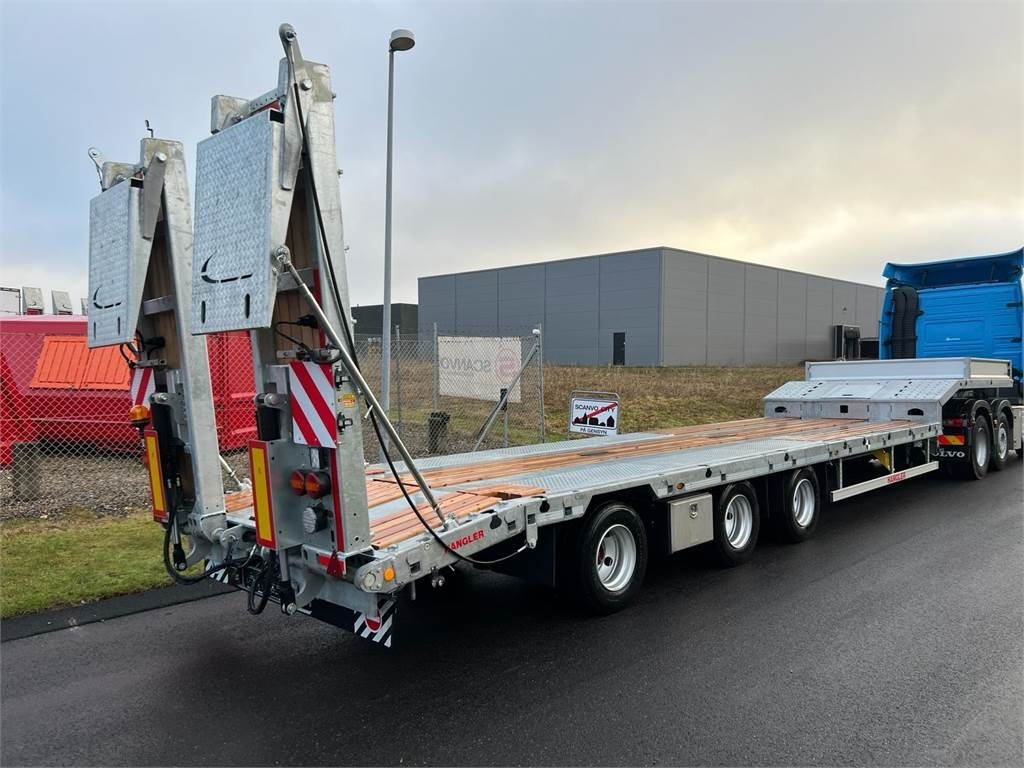 Hangler SDS-H 510-T 3-aks maskintrailer - dobbelt ramper - 저하대 세미 트레일러 : 사진 2 Hangler SDS-H 510-T 3-aks maskintrailer - dobbelt ramper - 저하대 세미 트레일러 : 사진 2