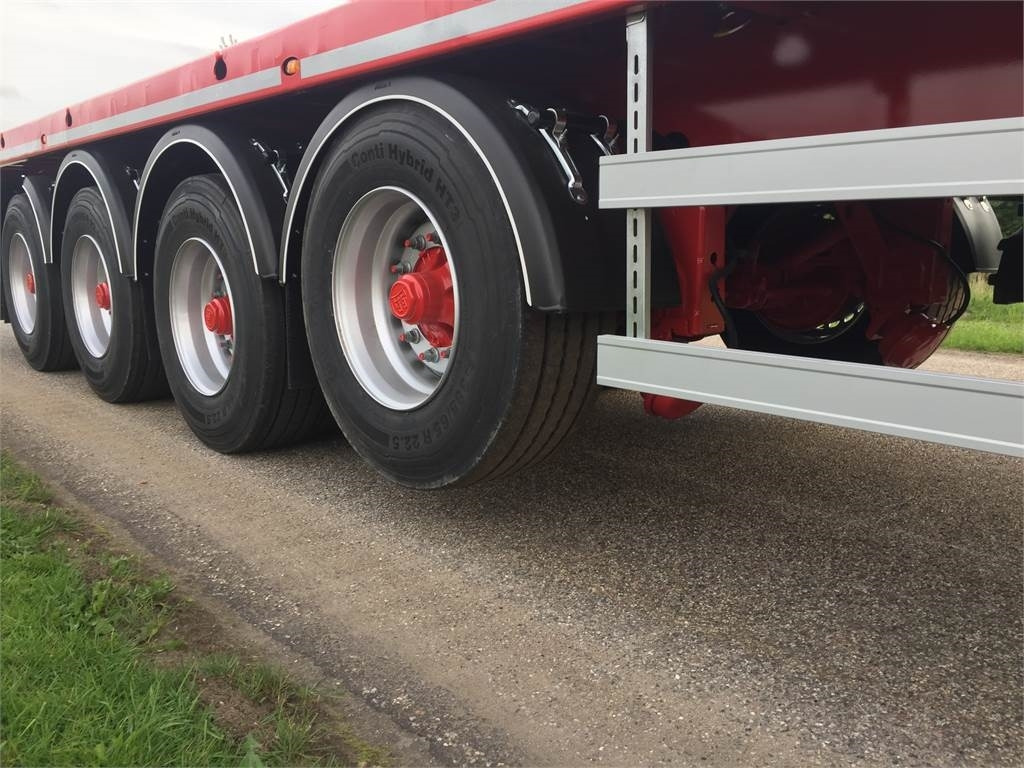 Hangler SVS 480 RH 200 4 akslet sværlast ligeud trailer - 드롭사이드/ 플랫베드 세미 트레일러 : 사진 3 Hangler SVS 480 RH 200 4 akslet sværlast ligeud trailer - 드롭사이드/ 플랫베드 세미 트레일러 : 사진 3