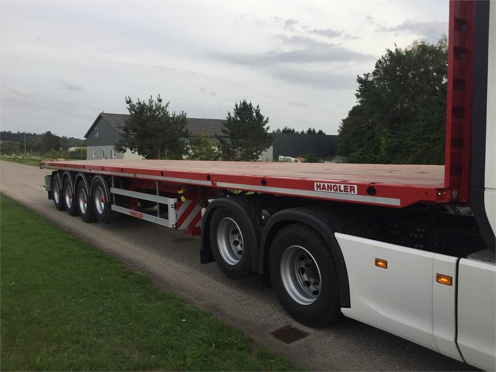 Hangler SVS 480 RH 200 4 akslet sværlast ligeud trailer - 드롭사이드/ 플랫베드 세미 트레일러 : 사진 2 Hangler SVS 480 RH 200 4 akslet sværlast ligeud trailer - 드롭사이드/ 플랫베드 세미 트레일러 : 사진 2