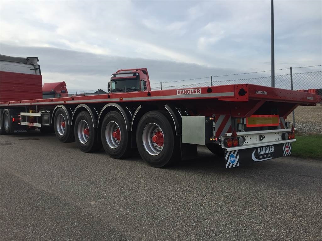 Hangler SVS 480 RH 200 4 akslet sværlast ligeud trailer - 드롭사이드/ 플랫베드 세미 트레일러 : 사진 1 Hangler SVS 480 RH 200 4 akslet sværlast ligeud trailer - 드롭사이드/ 플랫베드 세미 트레일러 : 사진 1