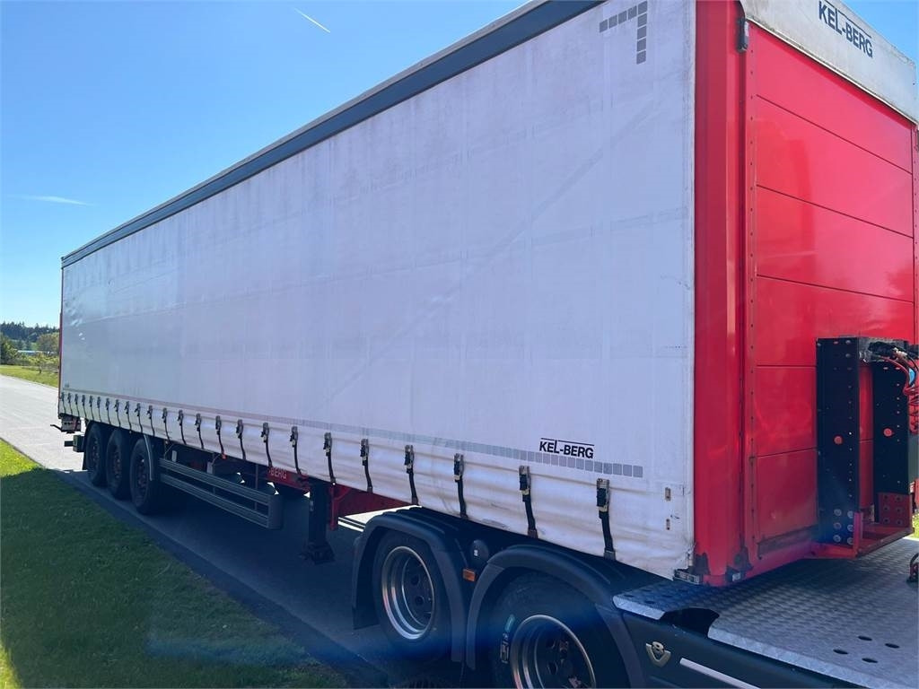 Kel-Berg D100V 13,6 mtr gardin - lodretstående lift - 커튼사이더 세미 트레일러 : 사진 3 Kel-Berg D100V 13,6 mtr gardin - lodretstående lift - 커튼사이더 세미 트레일러 : 사진 3