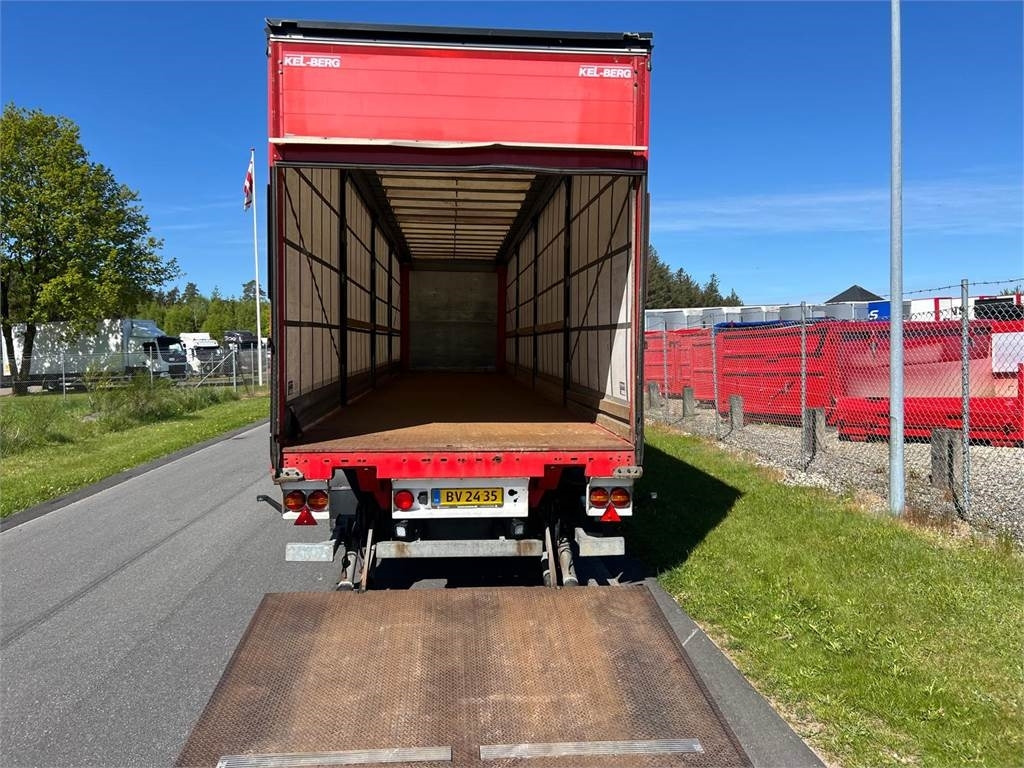 Kel-Berg D100V 13,6 mtr gardin - lodretstående lift - 커튼사이더 세미 트레일러 : 사진 4 Kel-Berg D100V 13,6 mtr gardin - lodretstående lift - 커튼사이더 세미 트레일러 : 사진 4