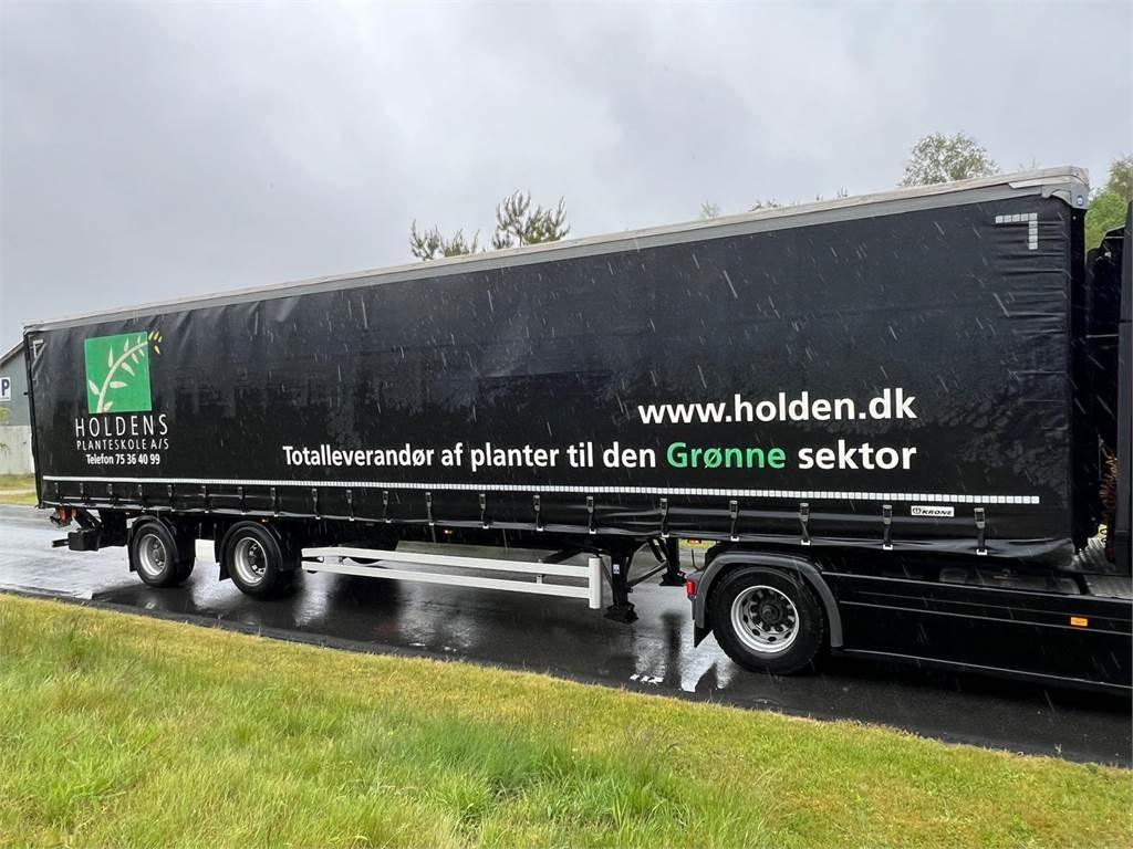 Krone 13,6 mtr gardin - lodretstående lift - 커튼사이더 세미 트레일러 : 사진 4 Krone 13,6 mtr gardin - lodretstående lift - 커튼사이더 세미 트레일러 : 사진 4