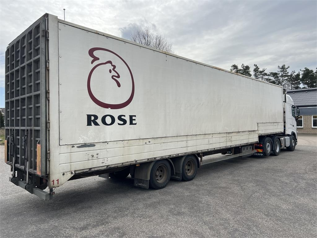 Leci 13,6 mtr. box læsserampe - 밀폐형 박스 세미 트레일러 : 사진 5 Leci 13,6 mtr. box læsserampe - 밀폐형 박스 세미 트레일러 : 사진 5