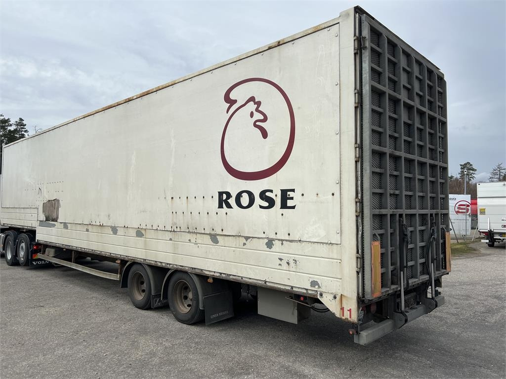 Leci 13,6 mtr. box læsserampe - 밀폐형 박스 세미 트레일러 : 사진 1 Leci 13,6 mtr. box læsserampe - 밀폐형 박스 세미 트레일러 : 사진 1