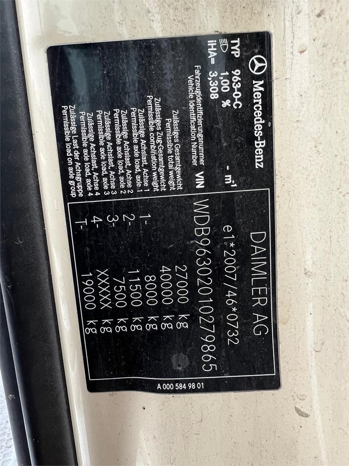 Mercedes-Benz Antos 2530 - NTM - 쓰레기차 : 사진 2 Mercedes-Benz Antos 2530 - NTM - 쓰레기차 : 사진 2