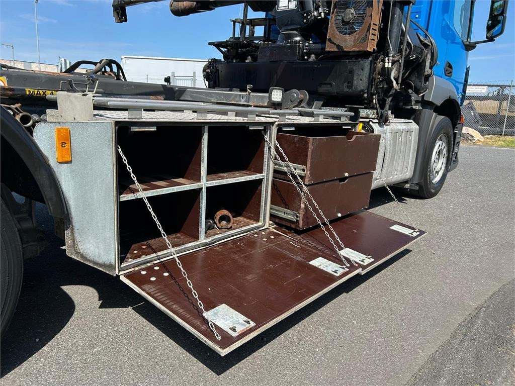 Mercedes-Benz Antos 2546 - Hiab 192 E kran - 스킵 로더 트럭 : 사진 3 Mercedes-Benz Antos 2546 - Hiab 192 E kran - 스킵 로더 트럭 : 사진 3