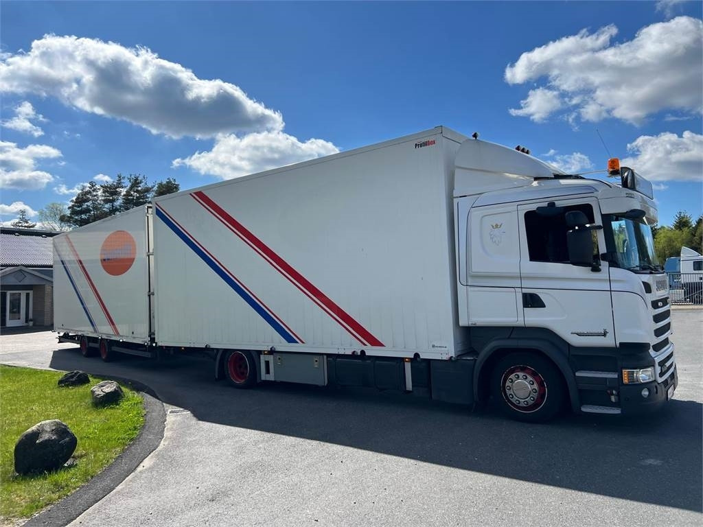 Scania R410 DB 4x2 MLB + tandem trailer 121m3 - 박스 트럭 : 사진 5 Scania R410 DB 4x2 MLB + tandem trailer 121m3 - 박스 트럭 : 사진 5