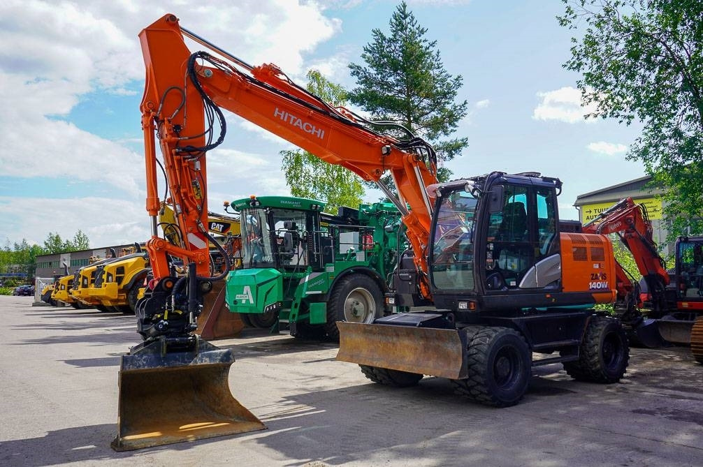 Hitachi ZX 140 W-6 - 휠 굴삭기 : 사진 2 Hitachi ZX 140 W-6 - 휠 굴삭기 : 사진 2