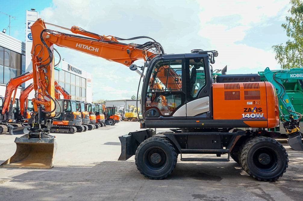 Hitachi ZX 140 W-6 - 휠 굴삭기 : 사진 1 Hitachi ZX 140 W-6 - 휠 굴삭기 : 사진 1
