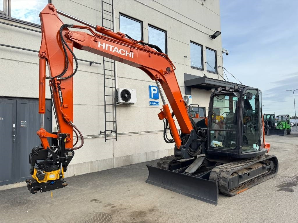 Hitachi ZX85USB-6, Uudella engcon EC209 tiltillä - 미니 굴삭기 : 사진 2 Hitachi ZX85USB-6, Uudella engcon EC209 tiltillä - 미니 굴삭기 : 사진 2